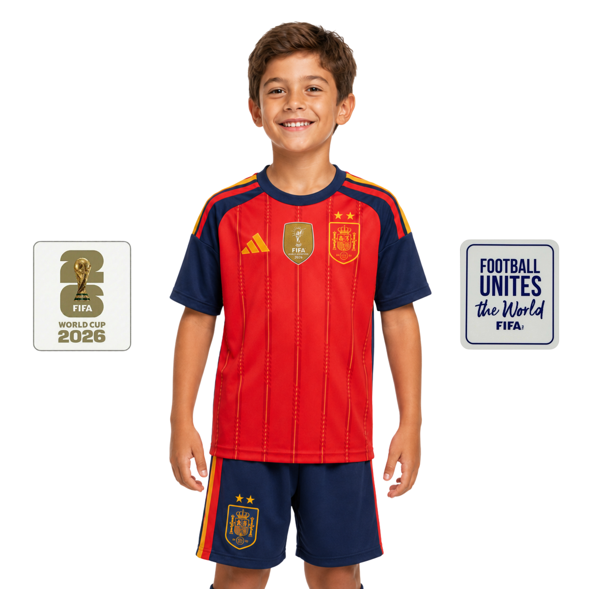 Children's set Spanish Home 2026 - World Champions