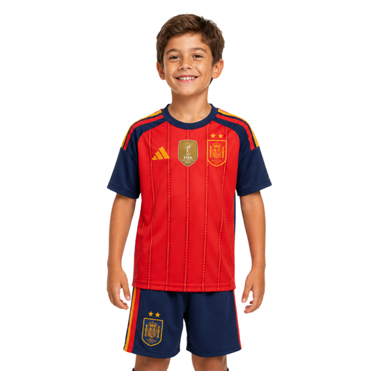 Children's set Spanish Home 2026 - World Champions