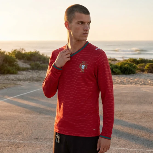 Jersey Long Sleeve Portugal Home Player 2026 Authentic