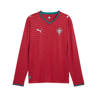 Jersey Long Sleeve Portugal Home Player 2026 Authentic