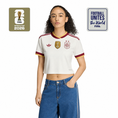 Jersey Spanish Away Women Top 2026 - World Champions