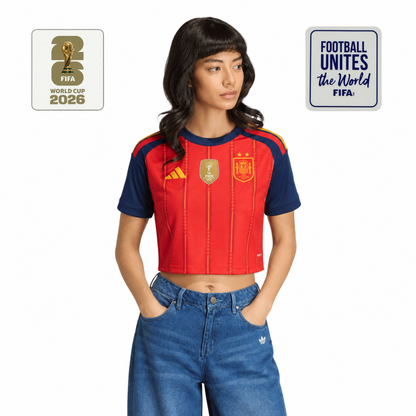 Jersey Spanish Home Women Top 2026 - World Champions
